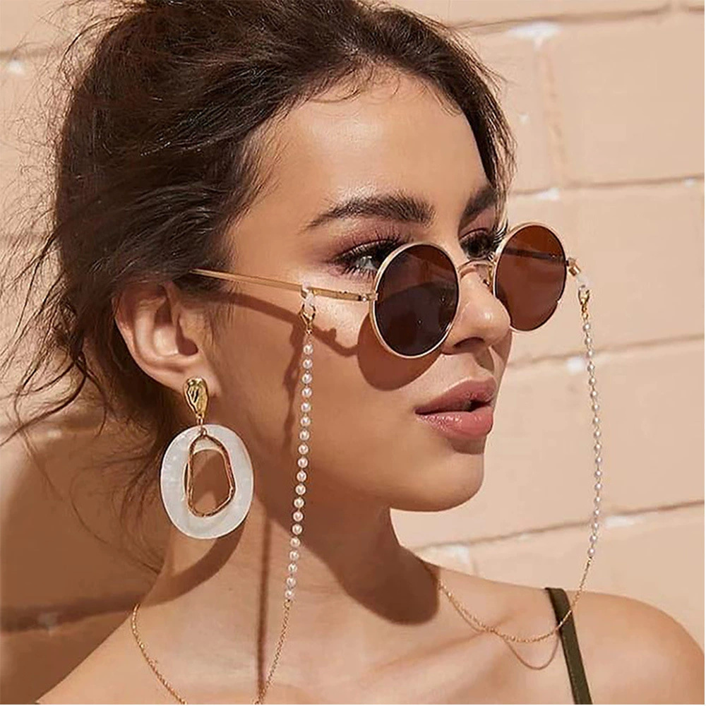 Sunglass Retainer Cord - 2025 Rantai Kacamata Mutiara Imitasi Manik-manik