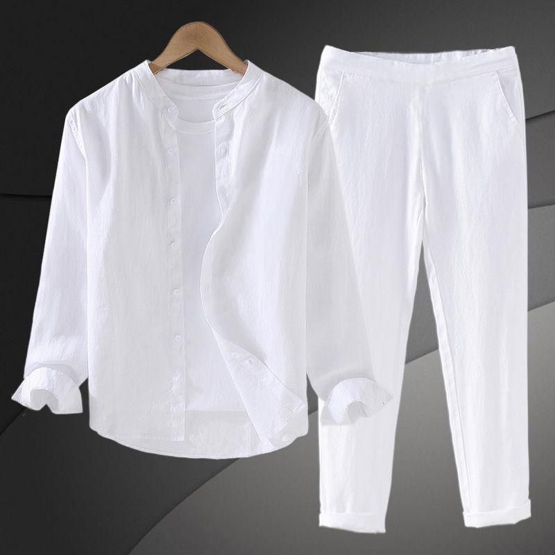 Set Kemeja Katun Linen Ringan  - Linen Shirt Breathable ulasan dan harga