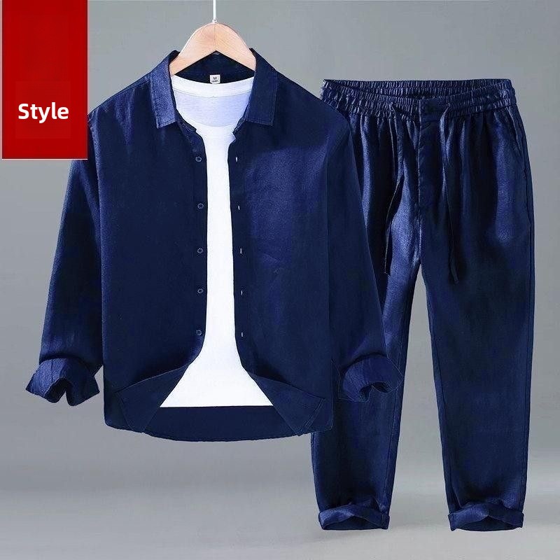 Kaos Linen Lengan Pendek Pria, - Linen Shirt Breathable ulasan dan harga