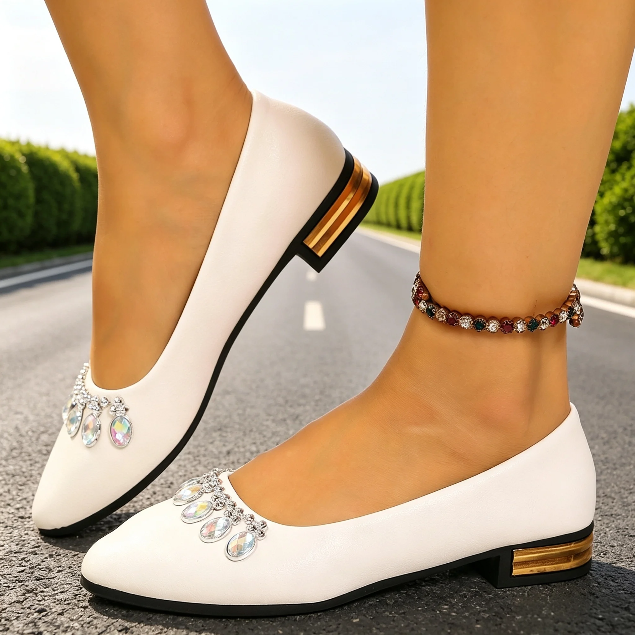 Sepatu Balet Wanita Model Poin - Espadrille Slip On ulasan dan harga
